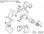 Bosch 0 600 904 203 2360 J Batt-Oper Drill 14.4 V / GB Spare Parts 2360J
